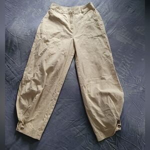 ⭐️Minkpink Beige Puff Leg Casual Pants⭐️